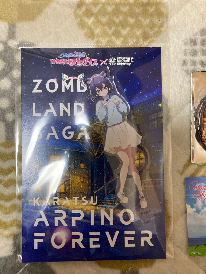 ゾンビランドサガ 唐津 アクリルスタンド&缶バッジ 水野愛 おまけ付き