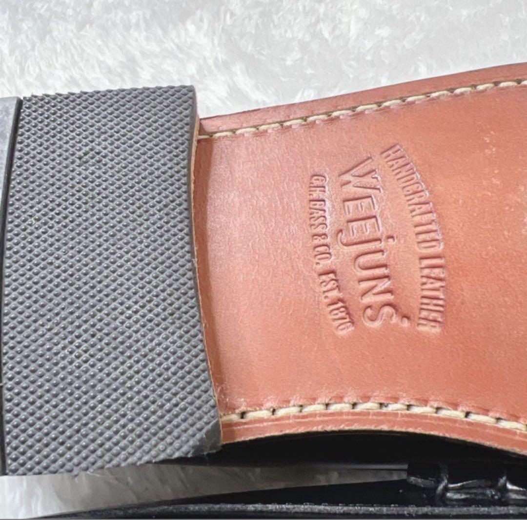 未使用級✨G.H.BASS WEEJUNS ローファー 本革 ブラック