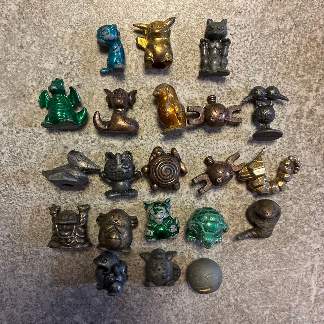 匿名配送:22個セット】ポケモン メタルコレクション 初代 ピカチュウ他