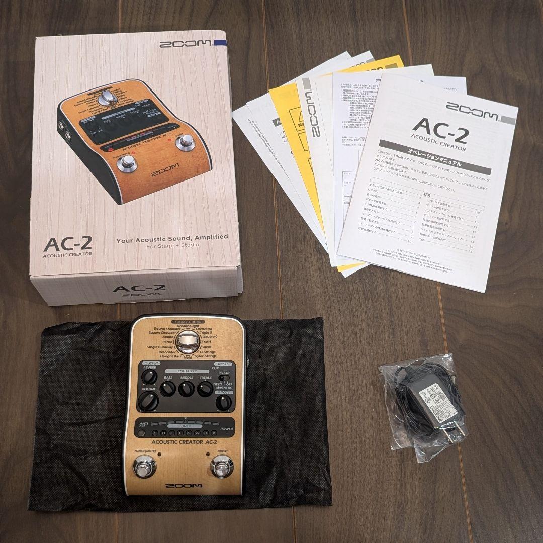 Zoom AC-2 Acoustic Creatoアコースティックギター用 ZOOM AC-2 Acoustic Creator アコースティックギター用プリアンプ
