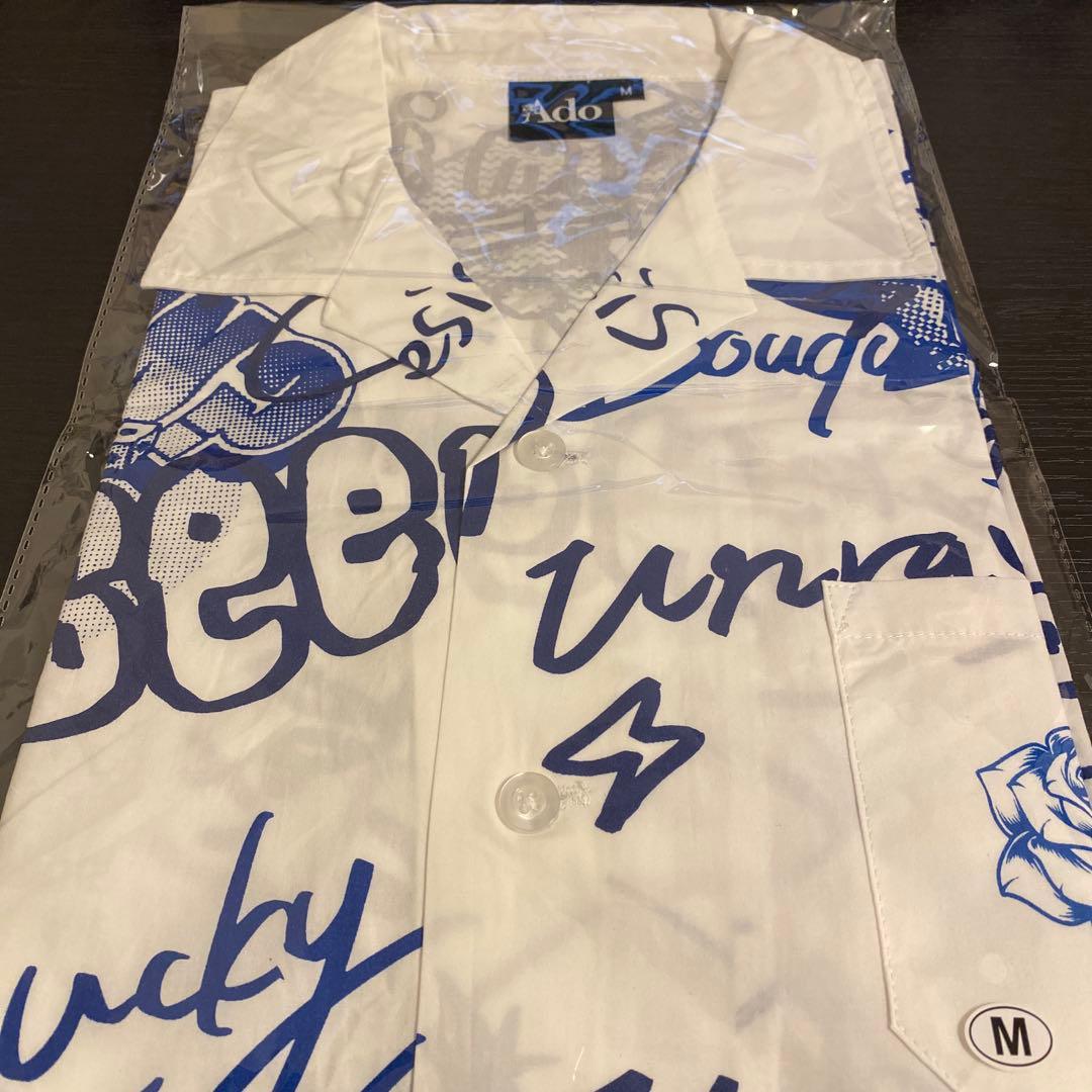 新品未開封　Ado 5th ポップアップストア　オープンカラーシャツ Mサイズ 二次販売＞オープンカラーシャツ 【グッズ】 – Ado Official Music Shop