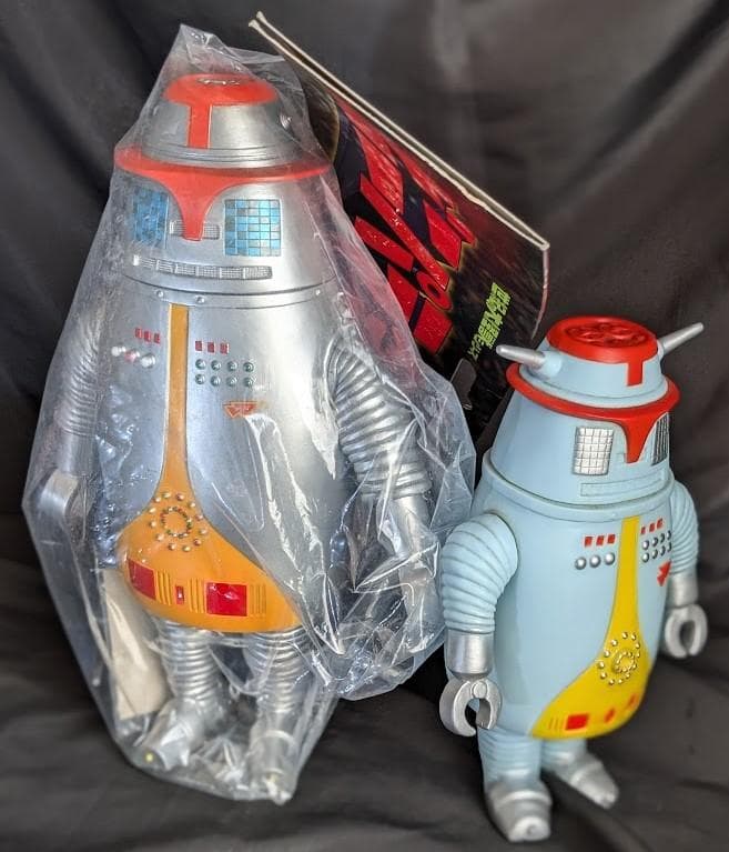 ロボットハック（マーミット）未開封ビニパラ金剛ビッグサイズソフビ＋スタンダード マーミット】 ビニパラ大金剛 ジャイアントロボ 改修＆プロップ完成品