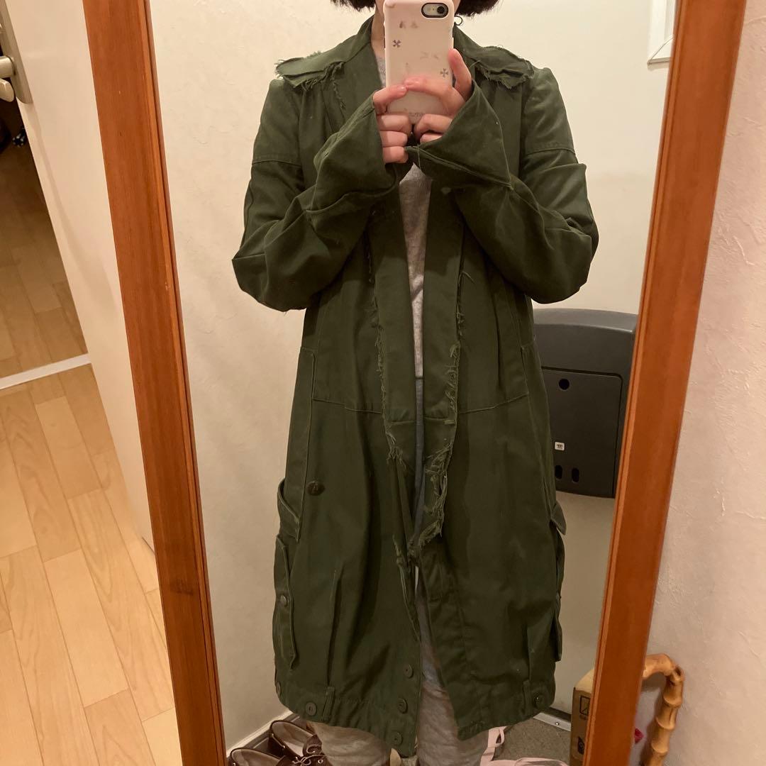 【美品】リメイクミリタリージャケット REMAKE M-65 MILITARY JACKET サイズ3 SUNNY SIDE UP-OIKOS 毎日を