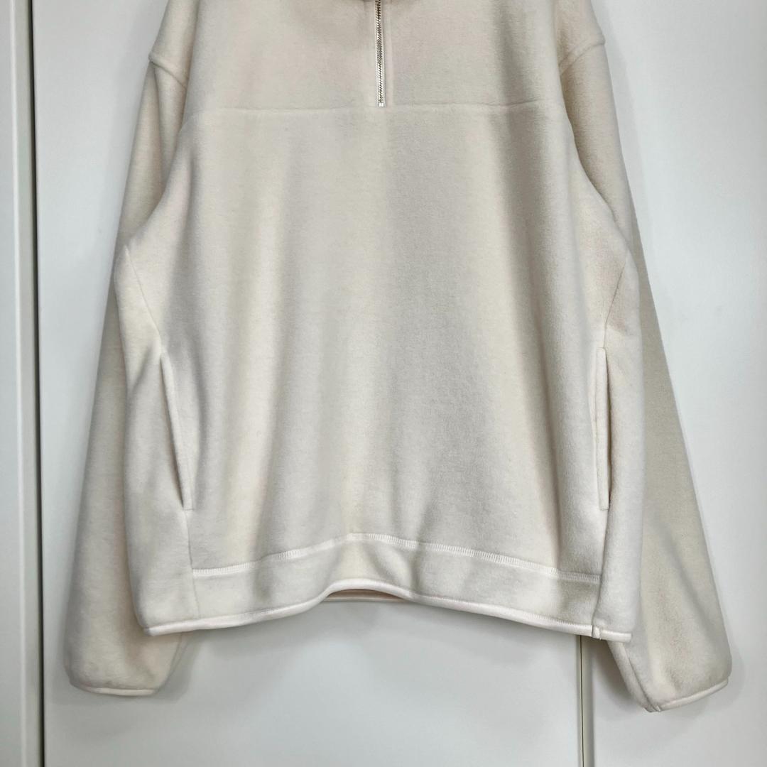 conte フリース ジップ プルオーバー オフホワイト コンテ - メルカリ
