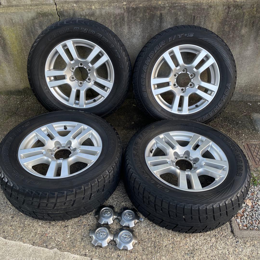 プラド 150 Gフロンティア純正ホイールタイヤセット　美品　最終値引き ランドクルーザー TOYOTA トヨタ 150 ランクルプラド Gフロンティア