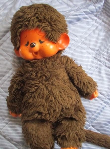 モンチッチ ぬいぐるみ2体 セキグチ 泣き顔 赤いスタイ 男の子 BIG