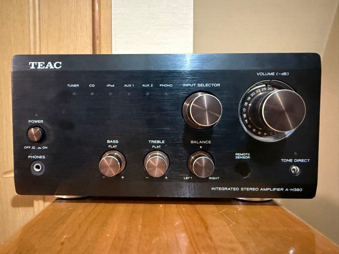 TEAC A-H380 インテグレーテッドステレオアンプ Amazon.co.jp: TEAC プリメインアンプ A-H380 : 家電＆カメラ