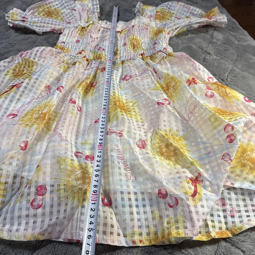 LizLisa 花柄チェックミニワンピース 半袖 - メルカリ