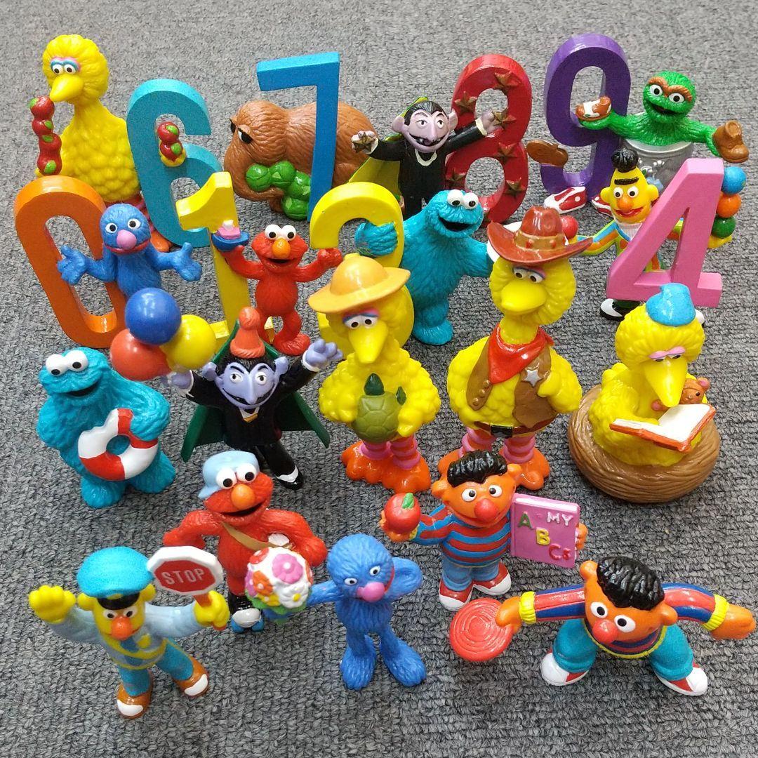 セサミストリート フィギュア 18種セット - メルカリ