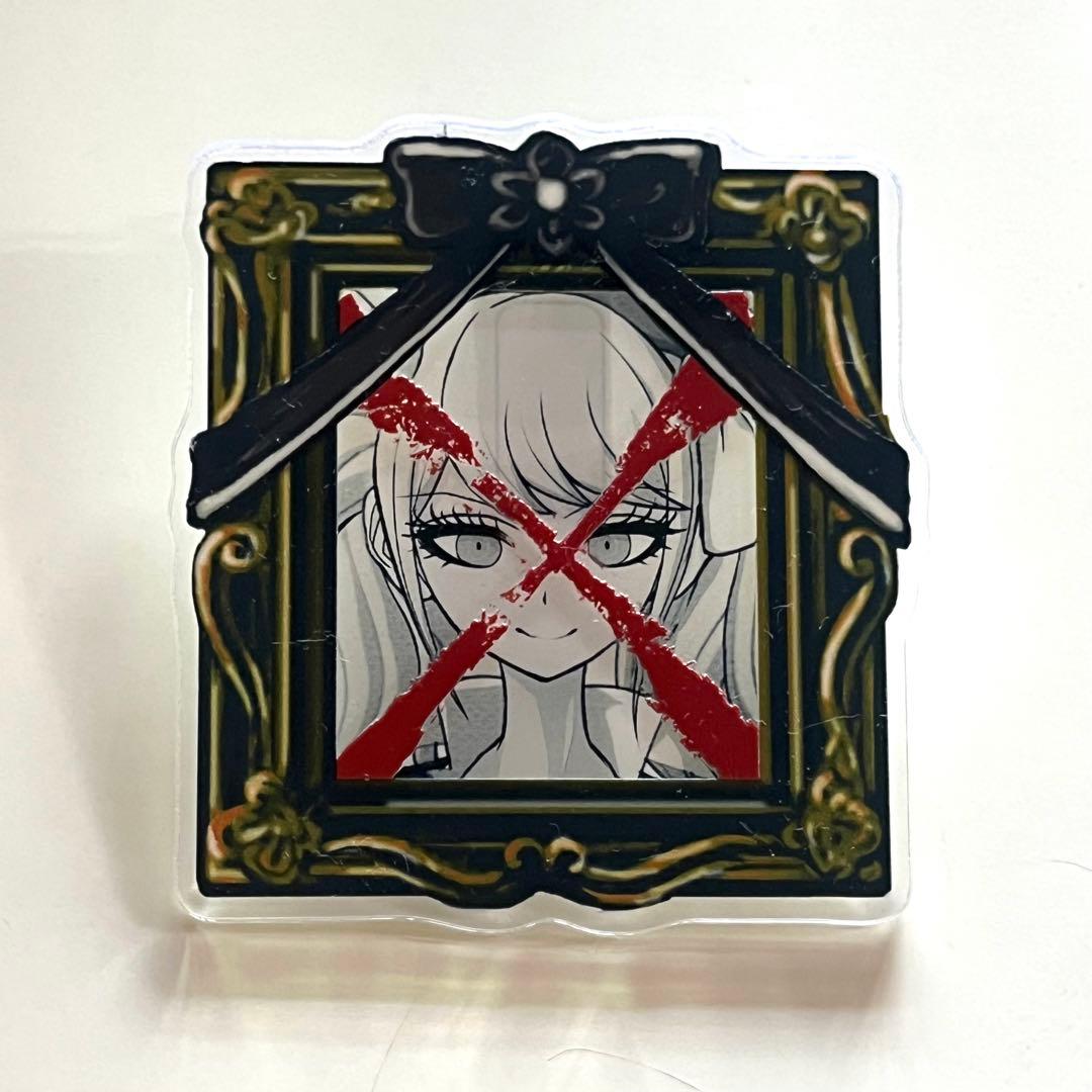 ダンガンロンパ 戦刃むくろ (江ノ島盾子)遺影アクリルバッジ - メルカリ