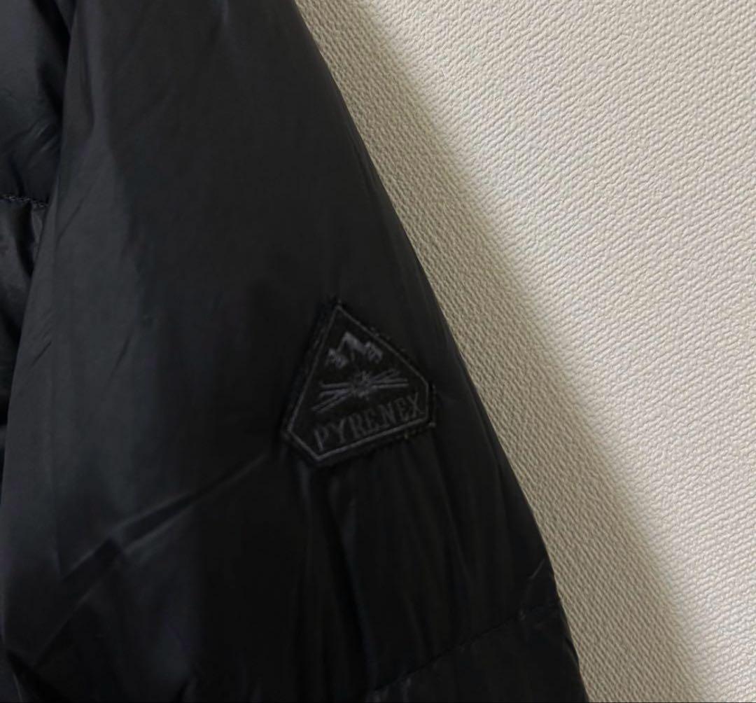 Pyrenex ピレネックス 別注VIGO ノーカラー ダウンジャケット S 黒