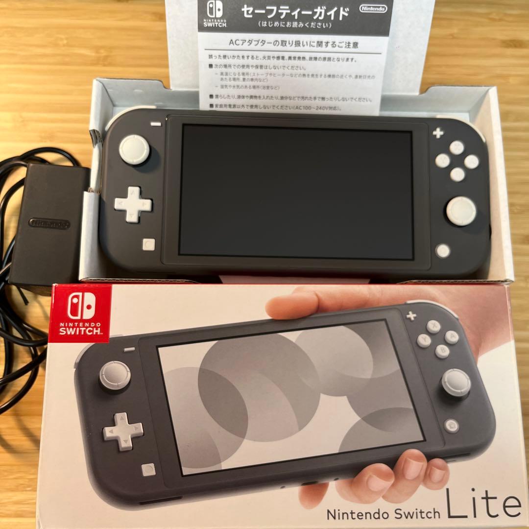 【即日発送 備品完備・美品】Nintendo Switch Lite グレー本体 Amazon.co.jp: Nintendo Switch Lite グレー : ゲーム