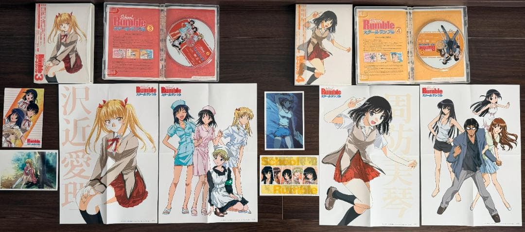 スクールランブル セル版DVDセット全巻21枚 1期＋1期補習+2期＋3期