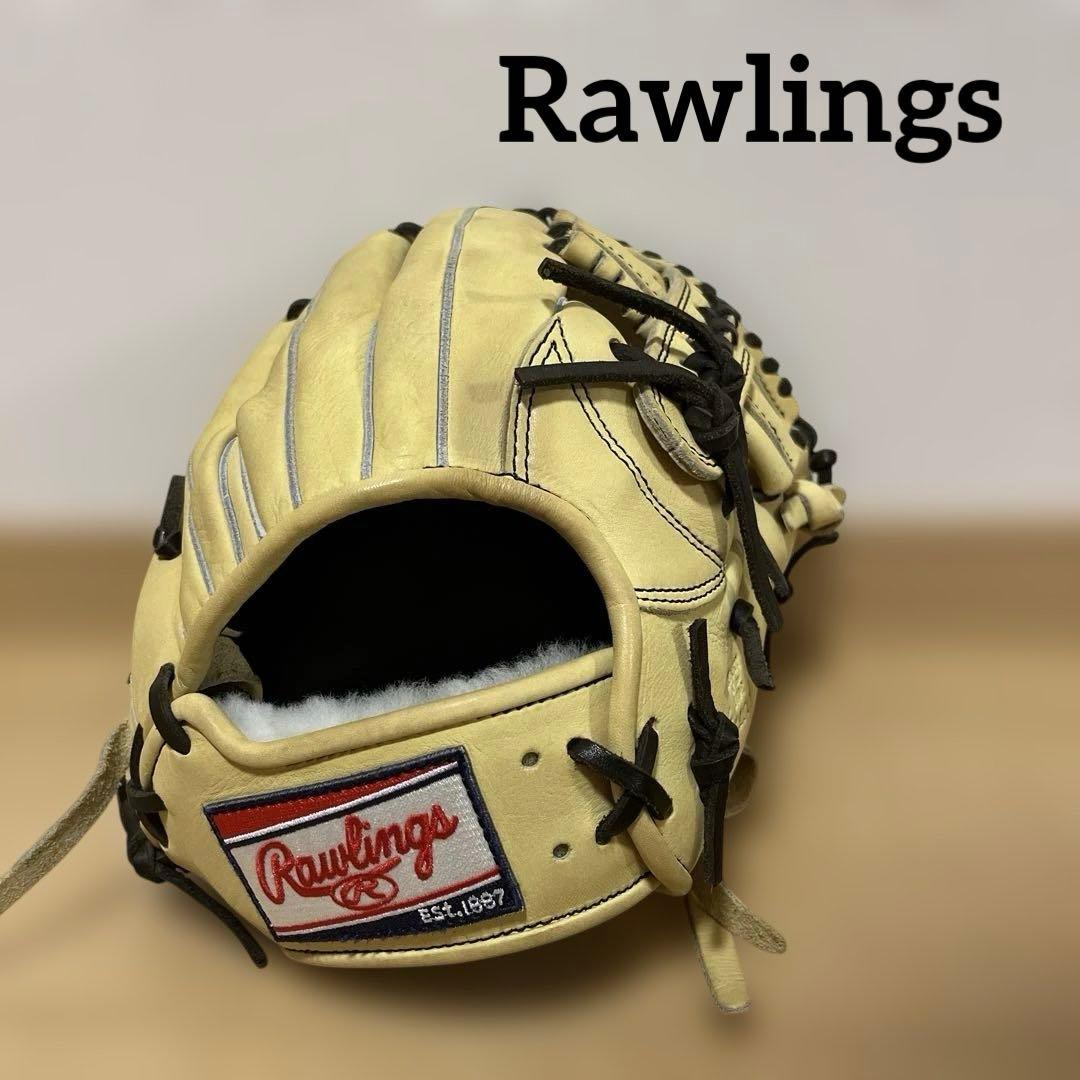 【Rawlings】 軟式グラブ 内野用 大人 キャメル 美品☆ 4571675373806.jpg