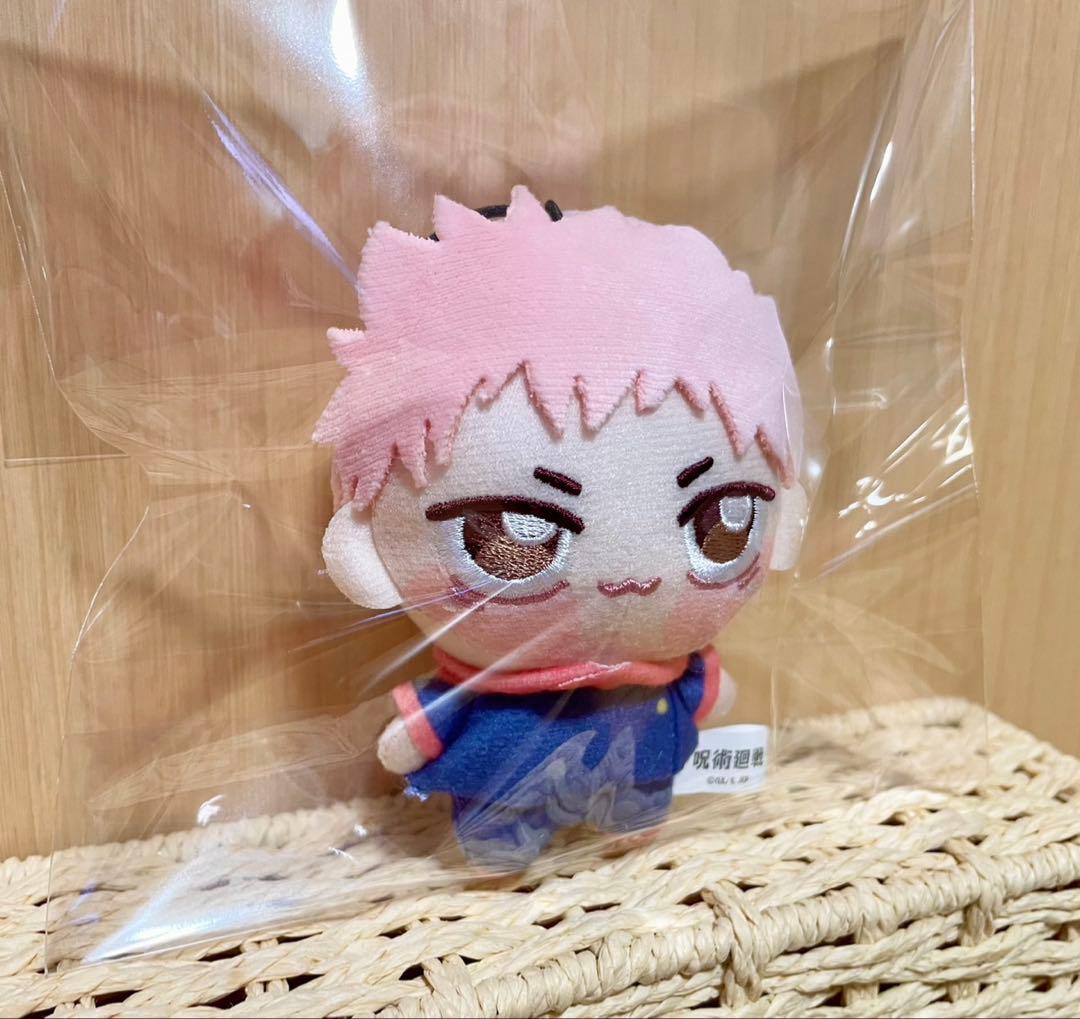 ☆美品☆呪術廻戦 ちょぴぬいぷち 虎杖悠仁 ユージ ぬいぐるみ 桃ゆじ