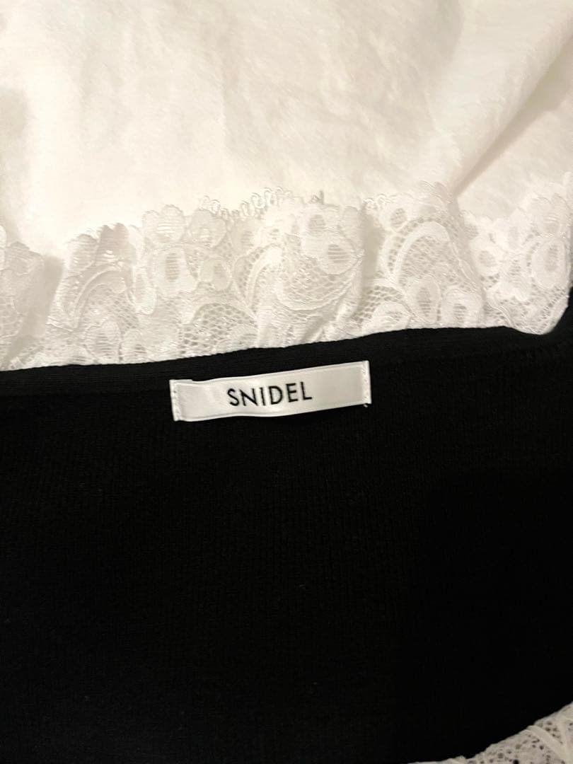 スナイデル 【USAGI ONLINE限定】フリルネックニットワンピース - メルカリ