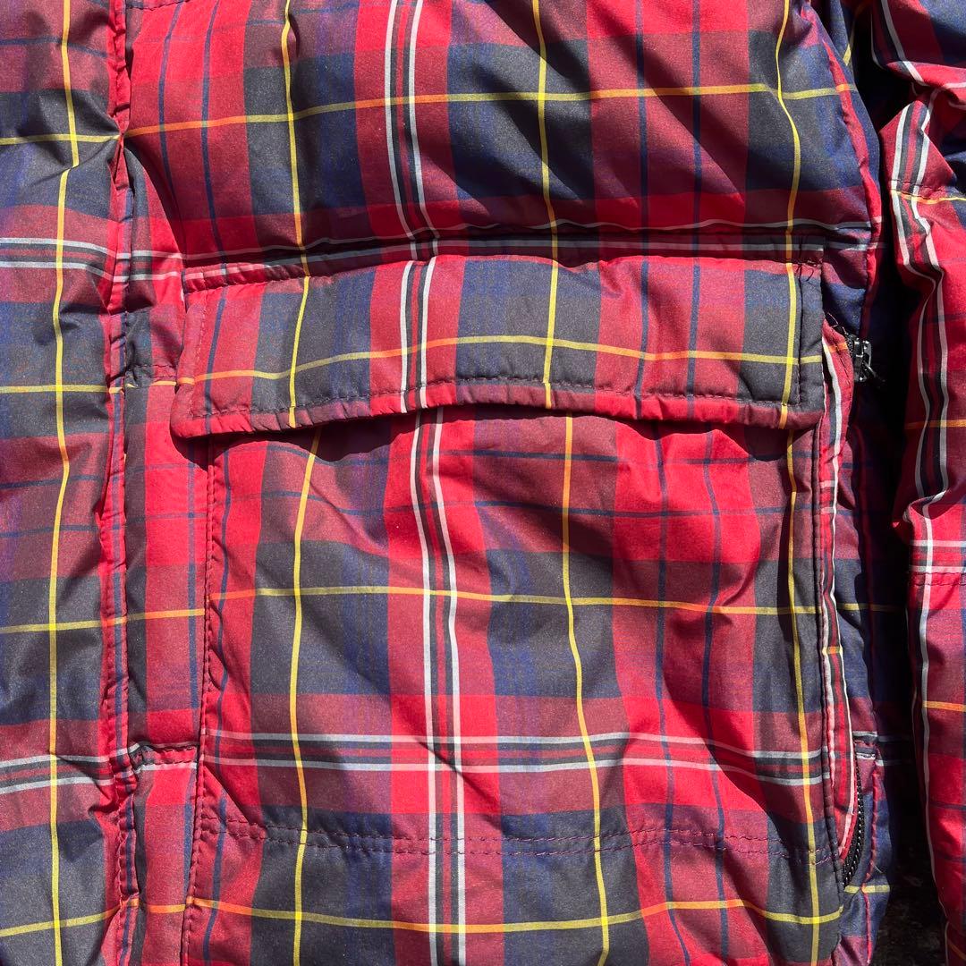 00s OLD UNIQLO ダウンジャケット ファー archive チェック - メルカリ