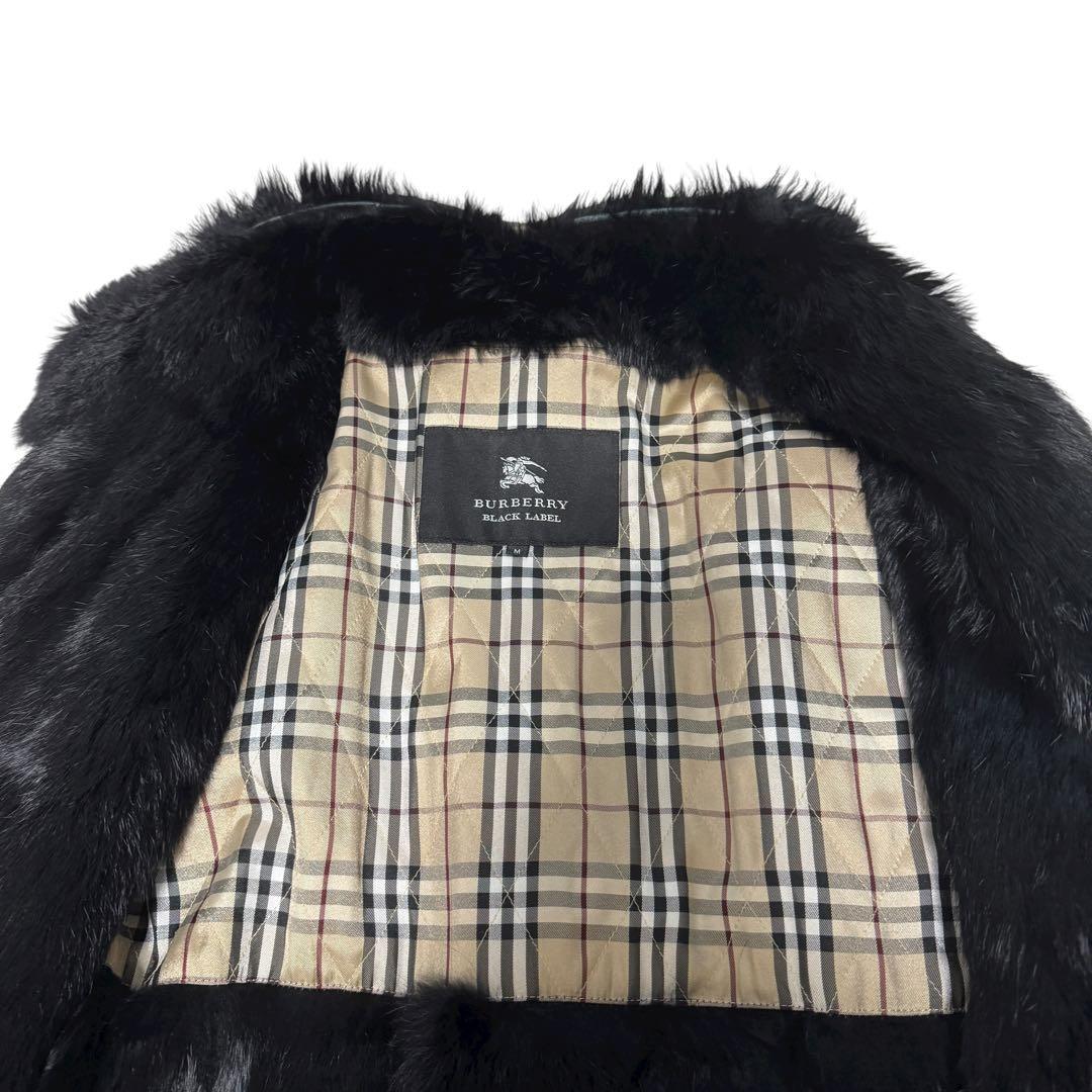 y*i様 バーバリーブラックレーベル ラビットファーライナー ロング