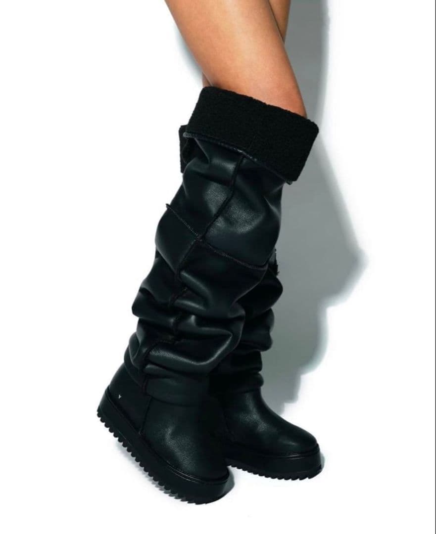 YELLO JACOB LOOSE FIT LONG BOOTS ブラック☆XL - メルカリ