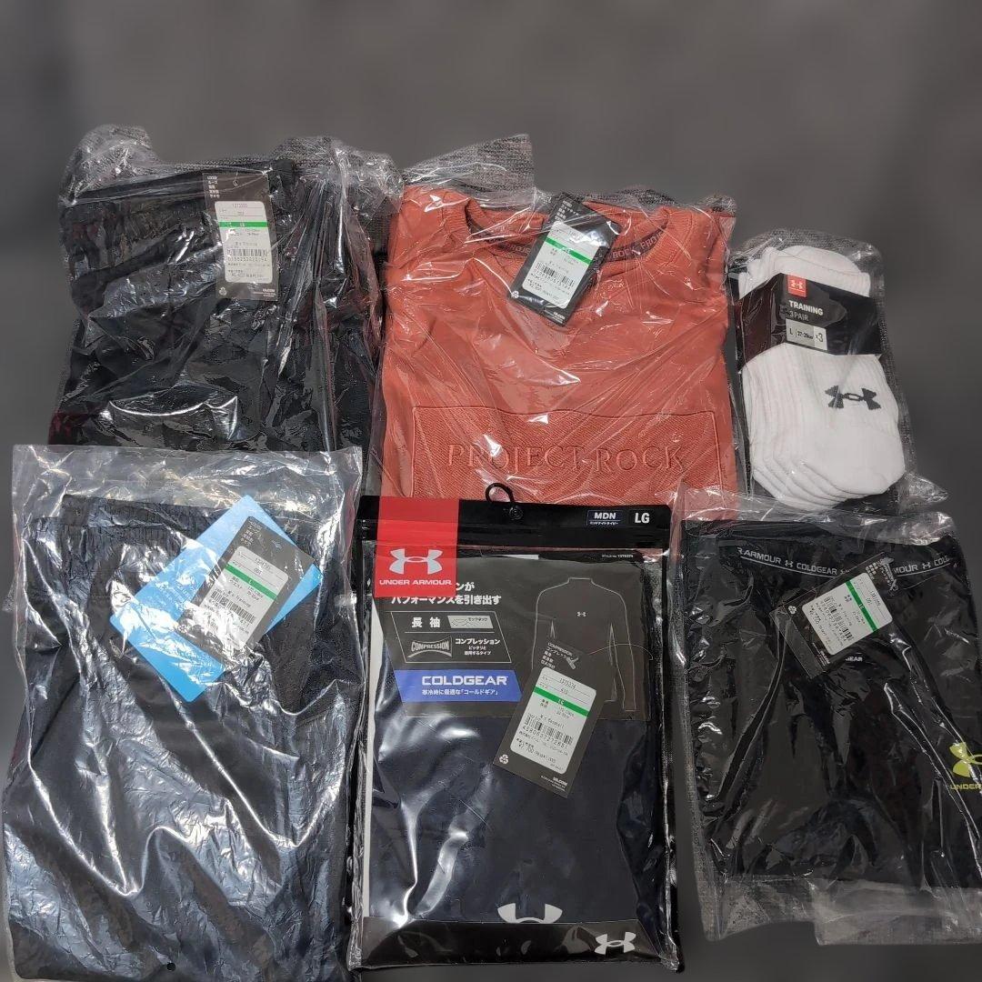 UNDER ARMOUR 2026年福袋 6点セット Lサイズ アンダーアーマー - メルカリ
