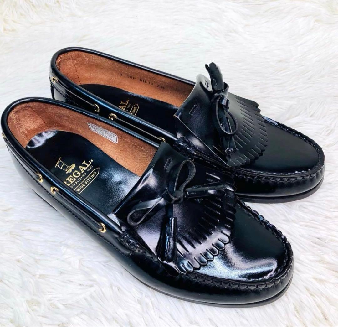 【美品】REGAL 23.5cm キルトタッセルローファー リーガル