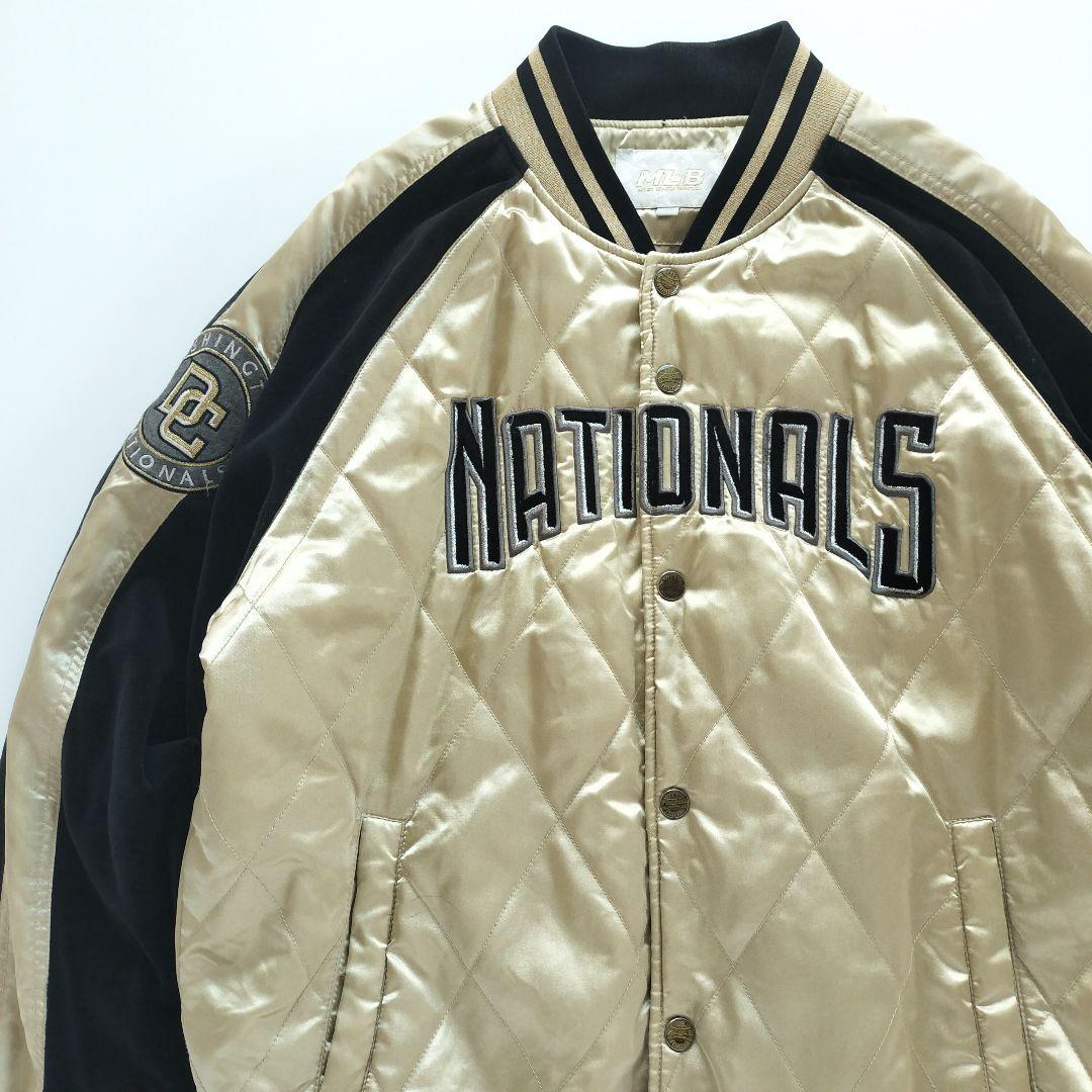希少カラー】MLB ワシントンナショナルズ スタジャン ゴールド【XL】