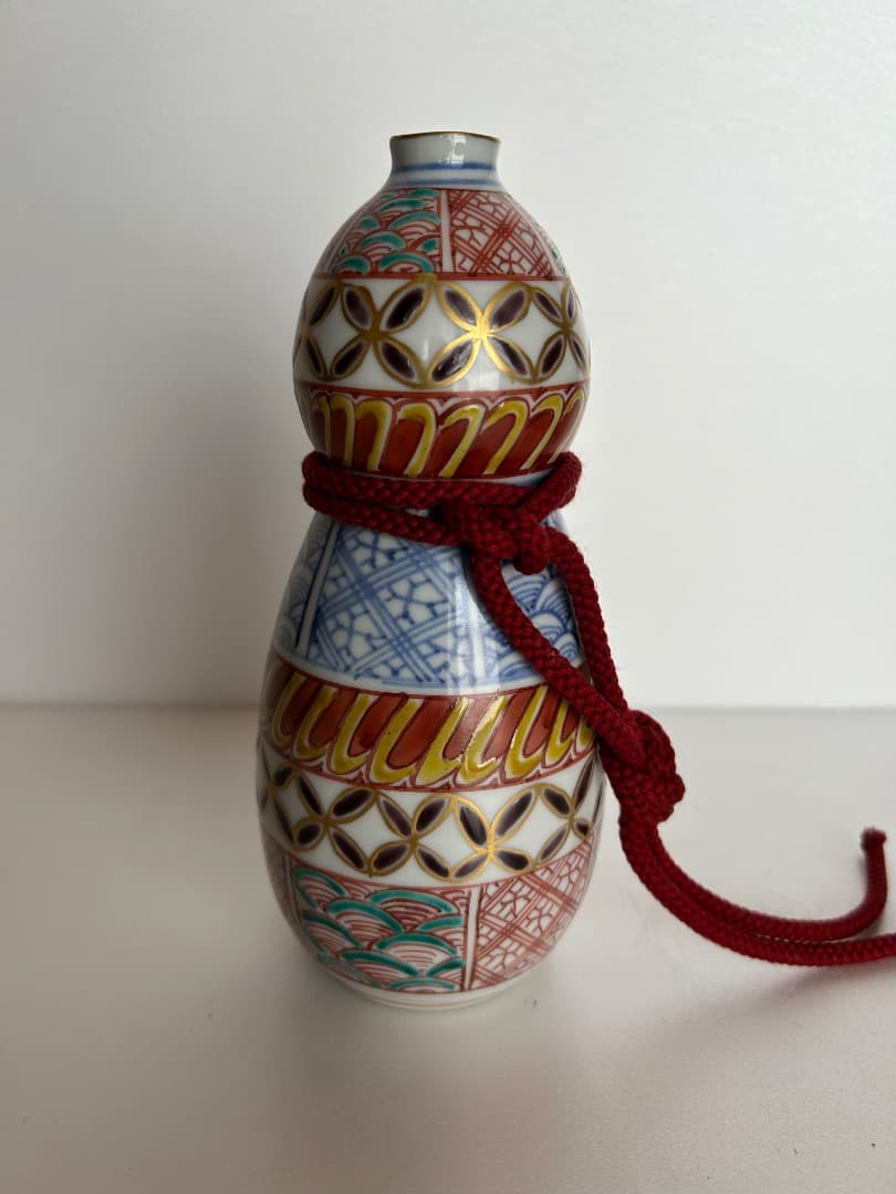 九谷焼 小紋花生 (長谷川紀代) 九谷焼 茶道具 香炉 古九谷風赤絵小紋 長谷川紀代作 : ZAZU&CO. - 通販