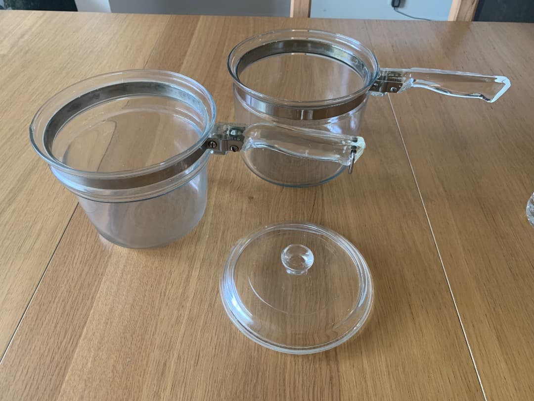 オールドパイレックス ダブルボイラー Pyrex ヴィンテージ - メルカリ