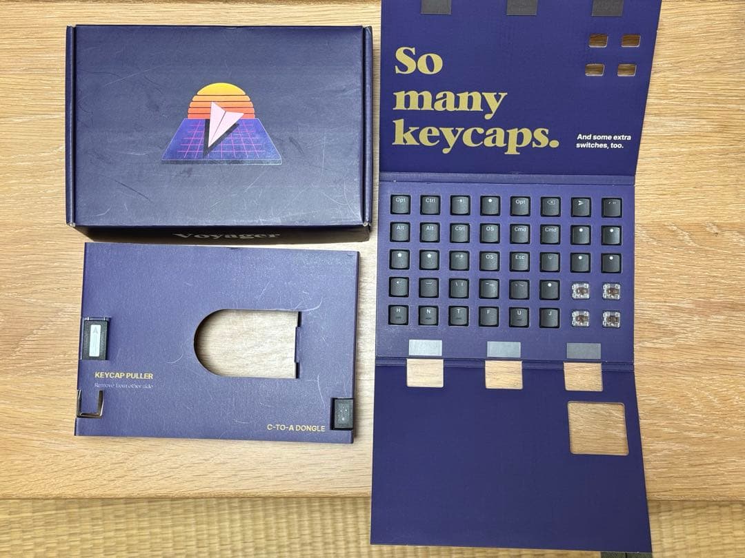 ZSA Voyager + 軸4種 + 傾斜付けキット フルセット