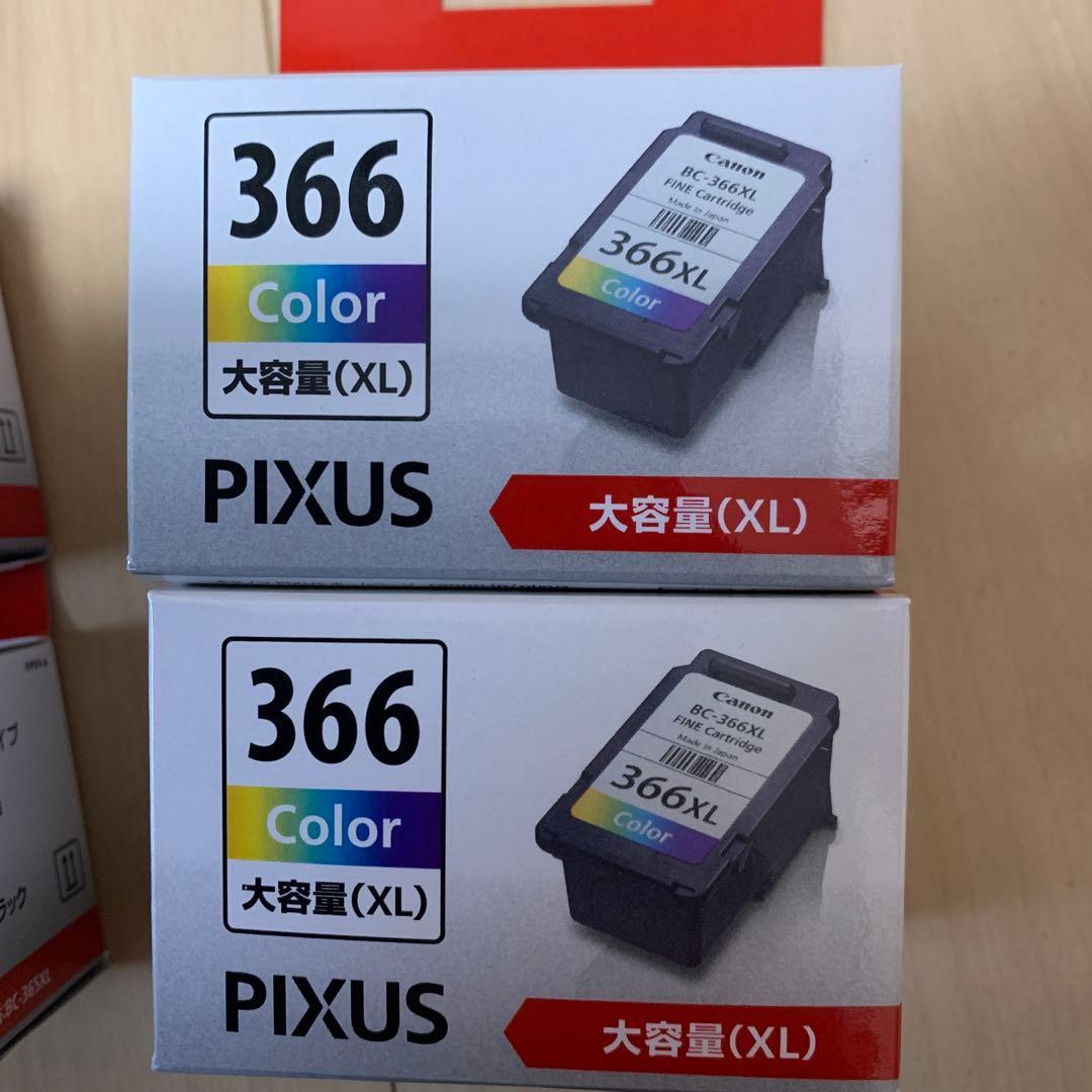 Canon PIXUS 365 366 XL インクカートリッジセット - メルカリ