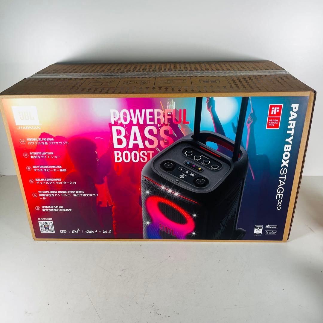 新品未開封　JBL PartyBox Stage 320 スピーカー JBL PartyBox Stage 320 | ホイール付きポータブルパーティースピーカー