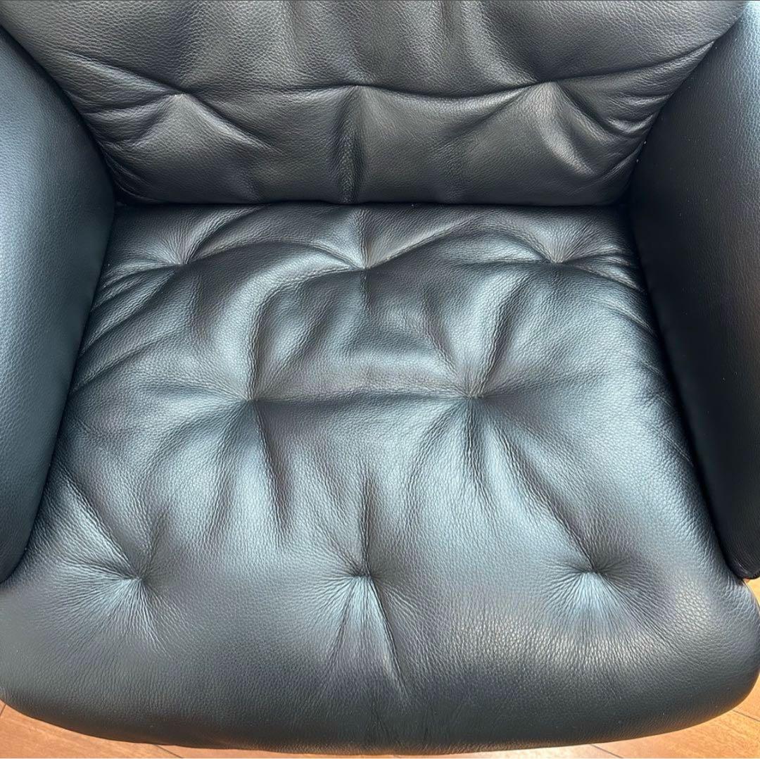 68,900円相当 ニトリ本革 “マーシャル” リクライニングチェア 訳あり品