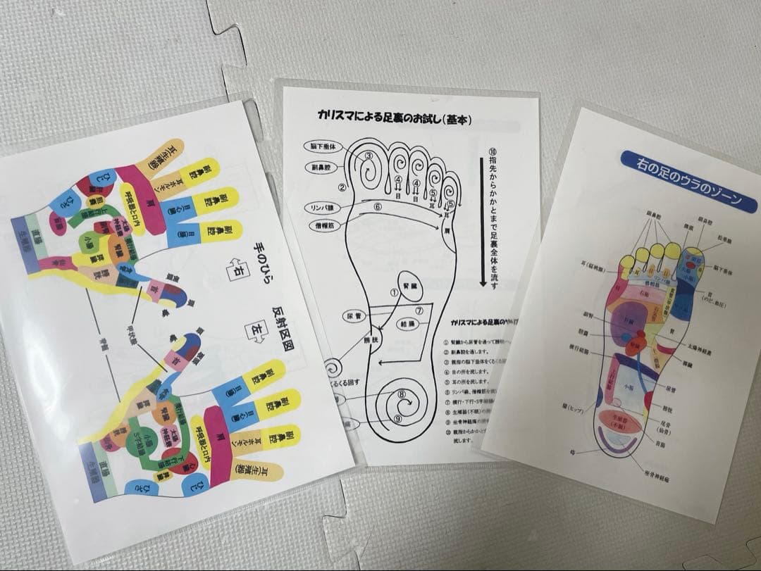 新型　カリスマ エステ YTB エントロピー♾️ 反射区図付き