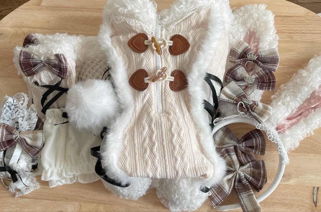 マリームーン メルトニットバニー(ホワイト/Sサイズ)