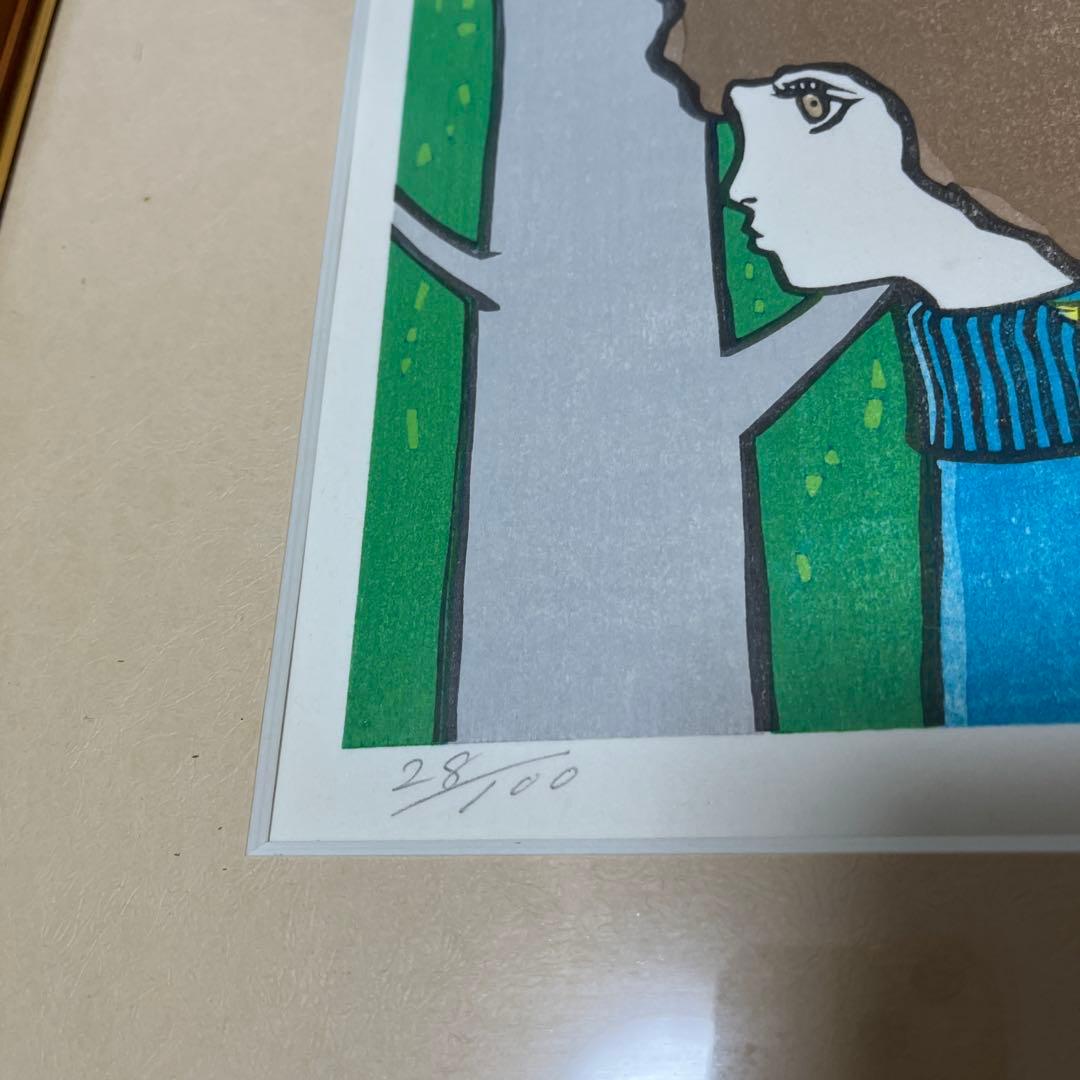 最終値下げ やなせたかし 小鳥 直筆サイン入り リトグラフ 版画 - メルカリ