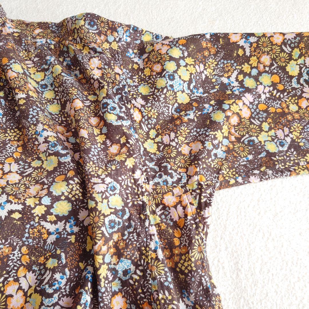 45R インドカディ秋の実プリントのくしゅくしゅブラウス 45rpm - メルカリ