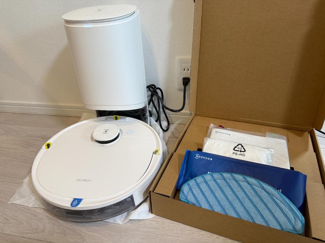 【未使用】ECOVACS DEEBOT N8+ ロボット掃除機 水拭き 楽天市場】エコバックス ロボット掃除機 DEEBOT N8+ 高性能 自動ゴミ