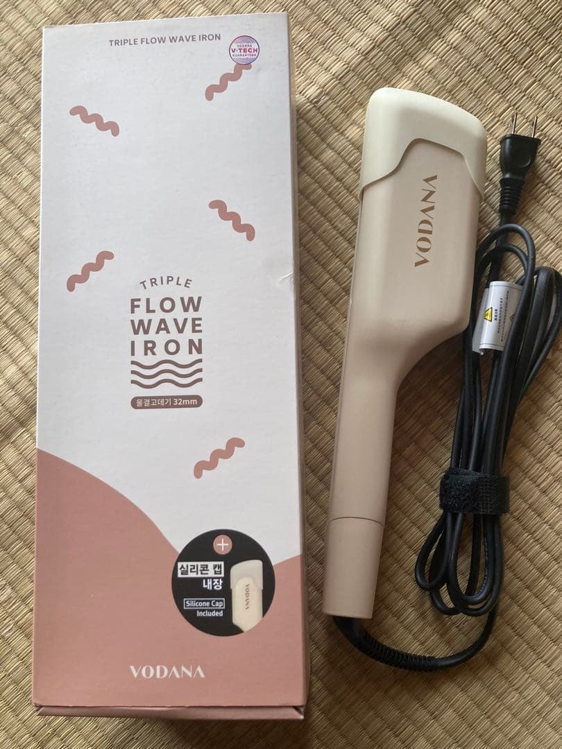 ボダナ　VODANA ウェーブアイロン　32mm ティラミスブラウン トリプルフローウェーブアイロン 32mm VODANA ボダナ ティラミス