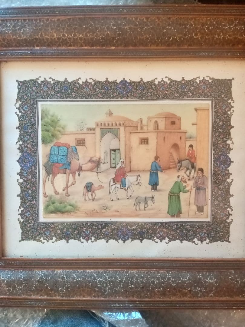 シーセポル橋の風景 ペルシャ細密画（ミニアチュール） - メルカリ