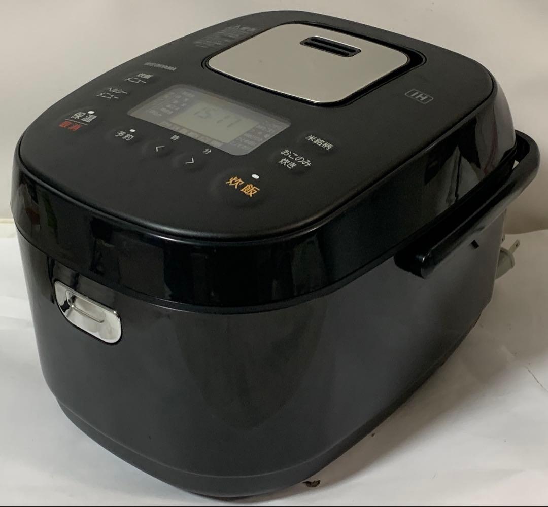 IRIS OHYAMA IHジャー炊飯器 RC-IK50-B 2023年製 Amazon | アイリスオーヤマ 炊飯器 3合 IH式 50銘柄炊き分け機能 極厚