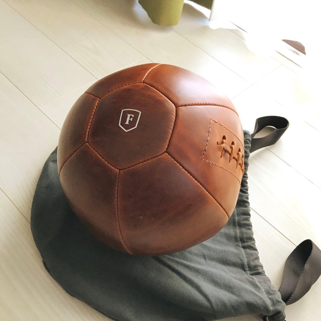 FYSIK 本革メディシンボール 約5kg 収納袋付き