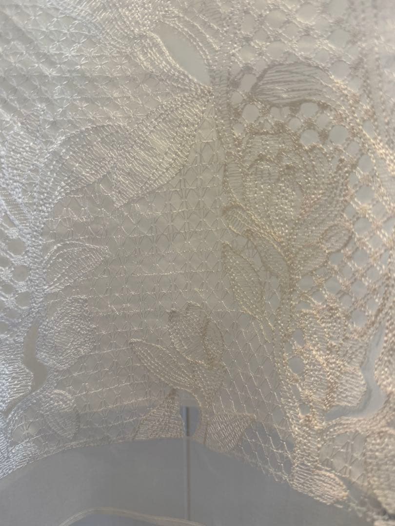 エブール オーガンジーレース キャミソール オフホワイト38