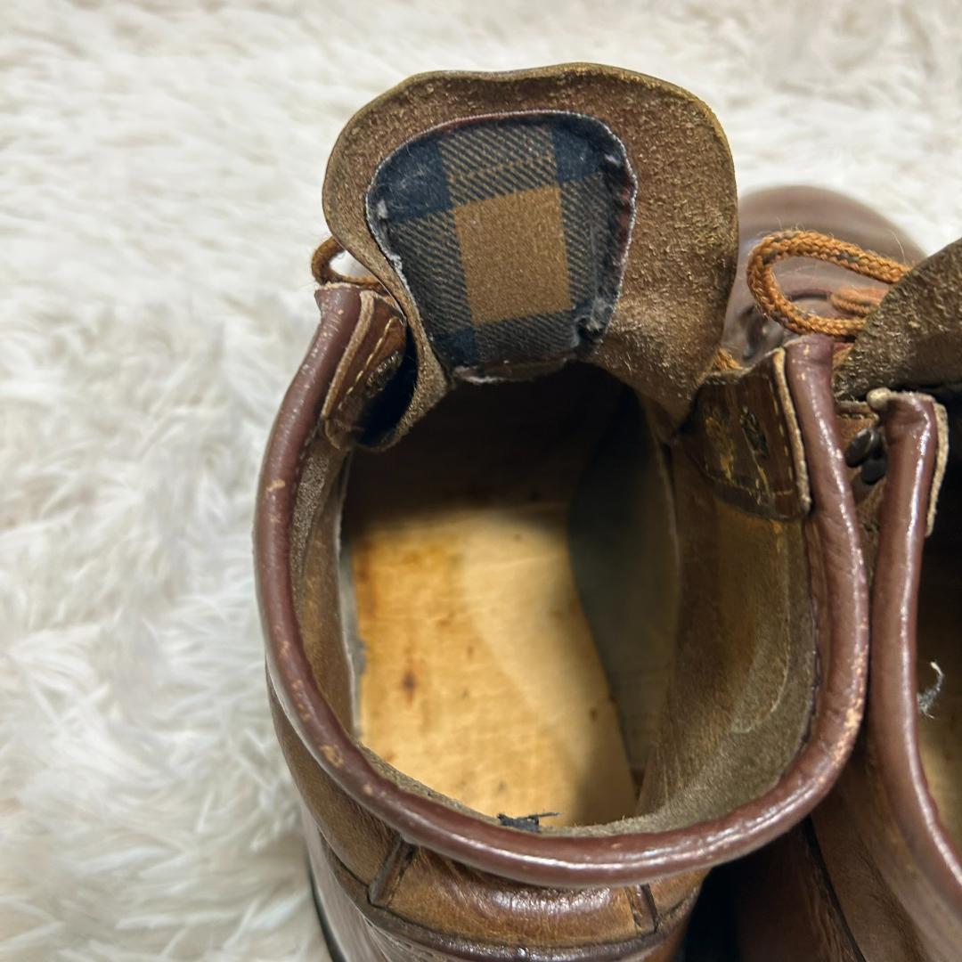 レア　レッドウィング モックトゥ ワーク ブラウン 8.5D 26.5cm
