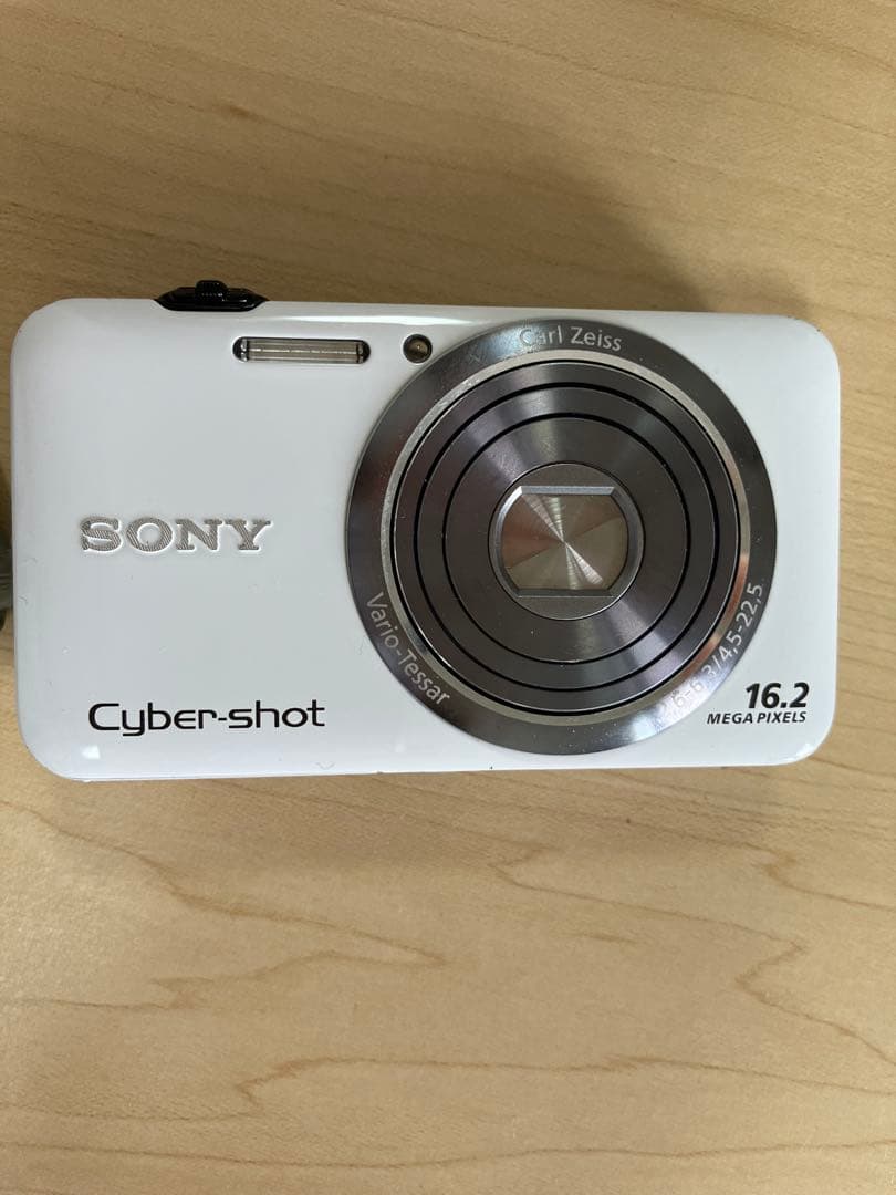 Sony Cyber-shot 16.2MP ホワイトとバッテリー2個含む付属品