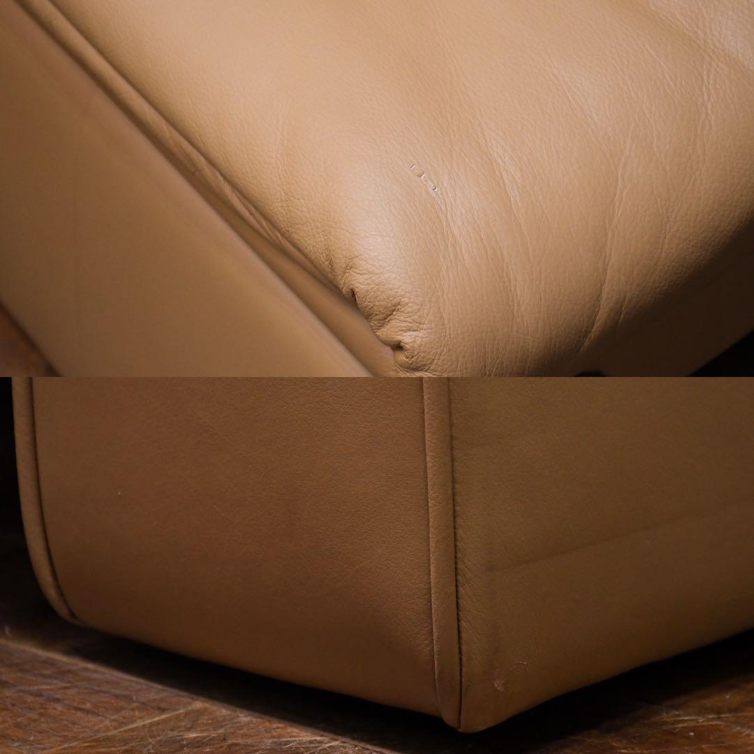 EEK90 展示品 エルポ アトランタ リクライニングソファ オットマン