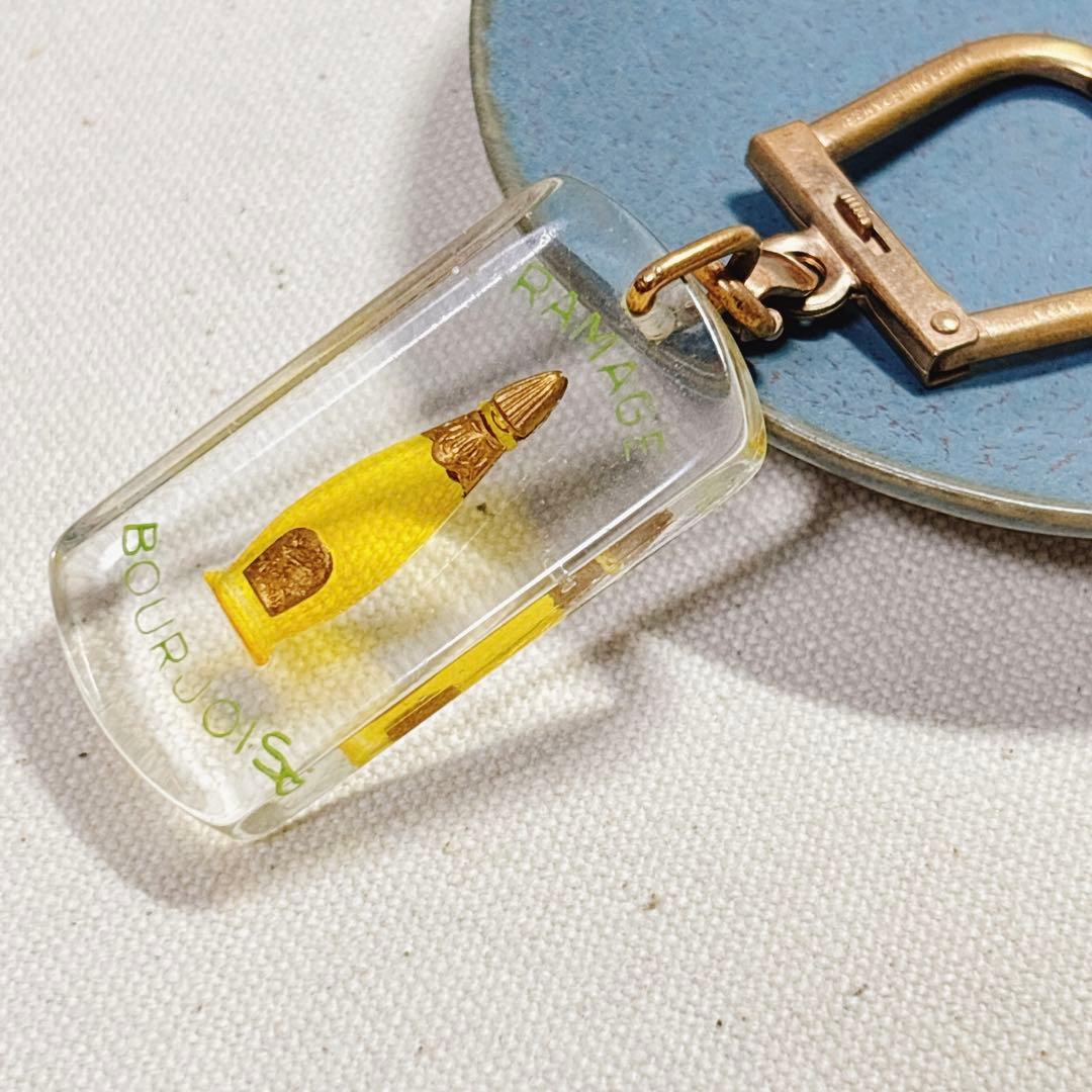 ブルボン フレンチ キーホルダー 香水 RAMAGE BOURJOIS 液体 Rare Vintage RAMAGE Eau De Cologne 75° Bourjois Paris France New