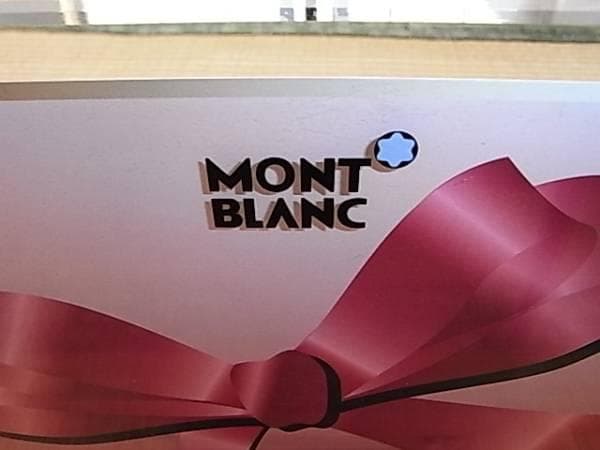◇美品 非売品！モンブラン（MONTBLANC）ロゴ入り店頭用アクリル製