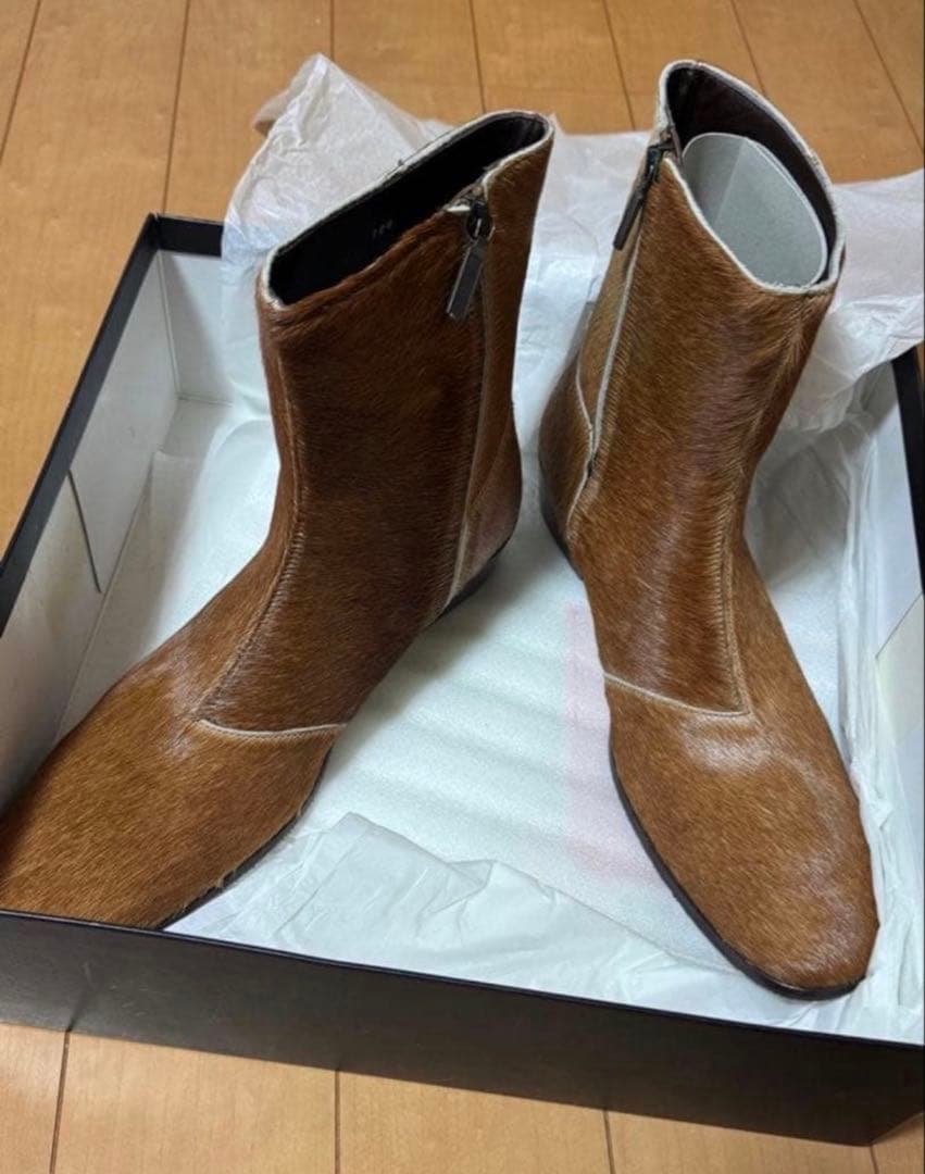 清春】CHARMCULT × nil admirari コラボ ハラコブーツ - メルカリ