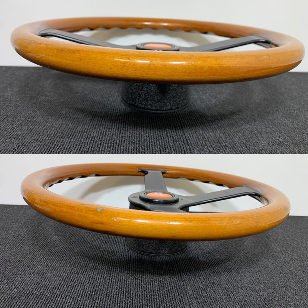モモ TYP FL35 ウッド ステアリング 34.5Φ 希少 欧州専売モデル