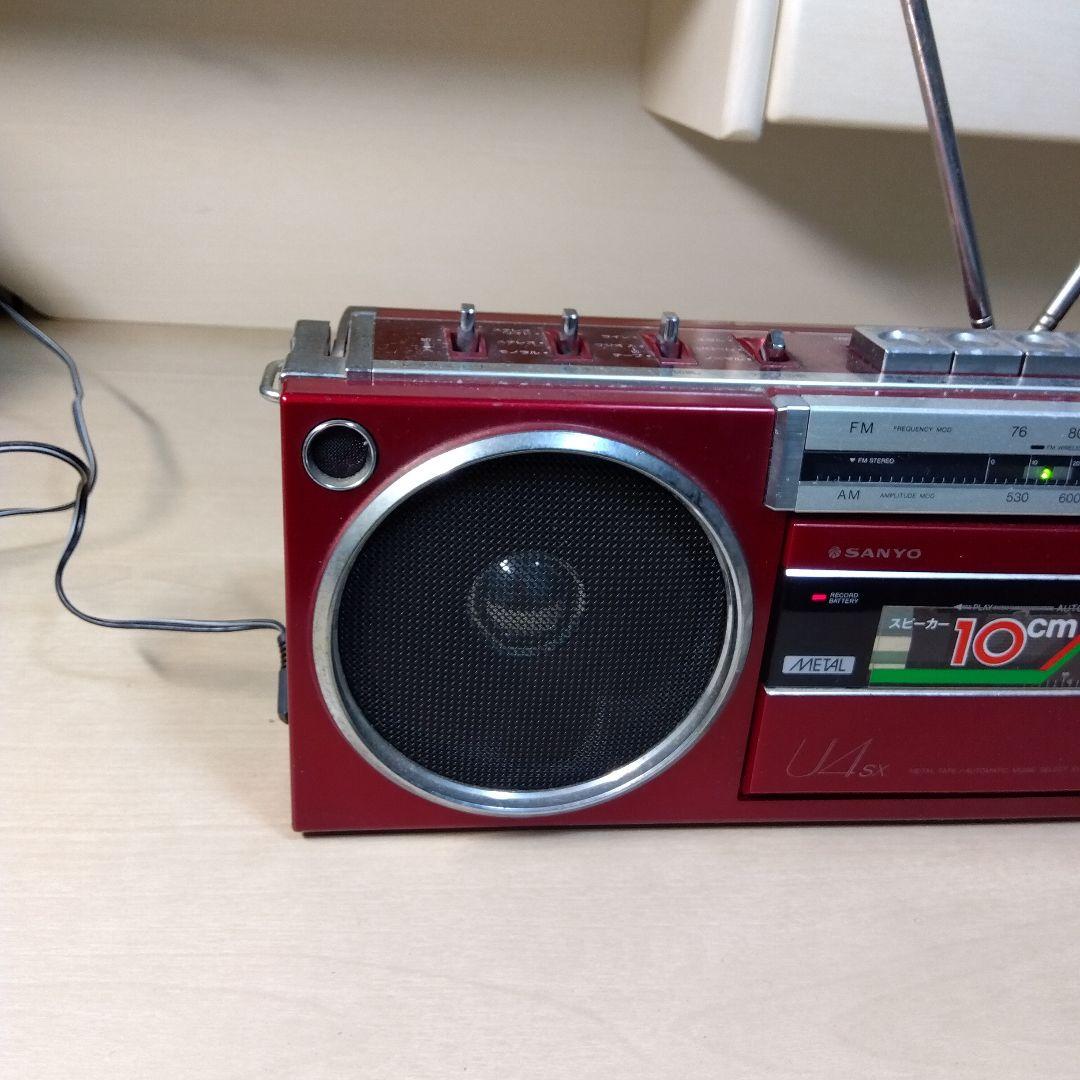 SANYO U4sx ラジカセ 昭和 レトロ アンティーク - メルカリ